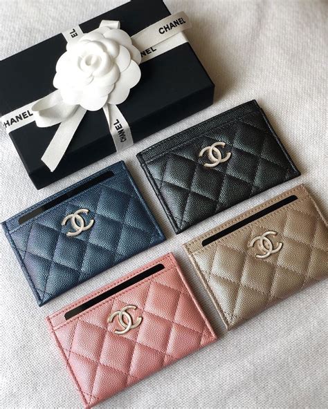 chanel card holdr|Chanel card holder hk price.